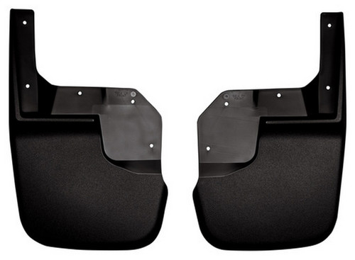 Mud Flap - Mud Guards - Front - Plastic - Black / Textured - Jeep Wrangler JK 2007-14 - Pair