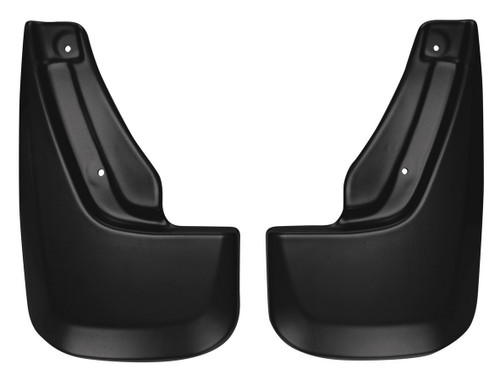Mud Flap - Mud Guards - Rear - Plastic - Black / Textured - Dodge Midsize SUV 2011-14 - Pair