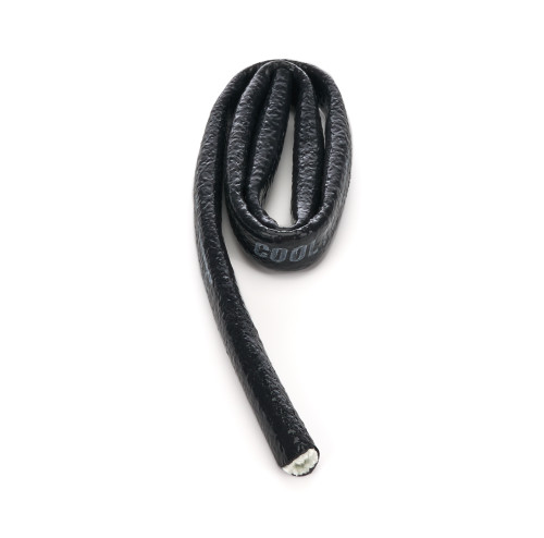 Hose and Wire Sleeve - Heat Sleeve - 1/2 in ID - 3 ft - Silicone / Fiberglass - Black - Each