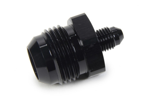 Fitting - Adapter - Straight - 4 AN Male to 12 AN Male - Aluminum - Black Anodized - Each