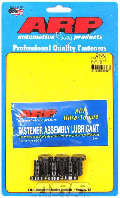 Flexplate Bolt Kit - 10 mm x 1.00 Thread - 0.800 in Long - 12 Point Head - Chromoly - Black Oxide - Ford 2300 - Set of 6
