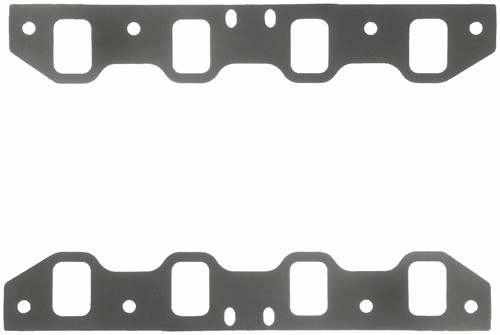Intake Manifold Gasket - 0.03 in Thick - 1.35 x 1.95 in Rectangular Port - Composite - Small Block Ford - Pair