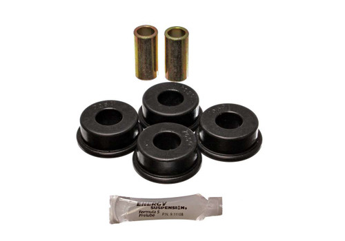 Panhard Bar Bushing - Hyper-Flex - Rear - Polyurethane / Steel - Black / Cadmium - GM B-Body 1964-70 - Kit