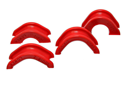 Rack and Pinion Bushing - Hyper-Flex - Polyurethane - Red - Nissan 260Z 1975-78 - Kit Rack and Pinion Bushing - Hyper-Flex - Polyurethane - Red - Nissan 260Z 1975-78 - Kit