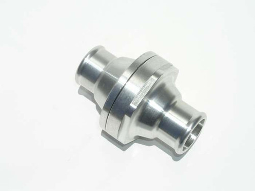 Thermostat Housing - In-Line - 1-1/4 in Hose Barb to 1-1/4 in Hose Barb - Aluminum - Polished - Each