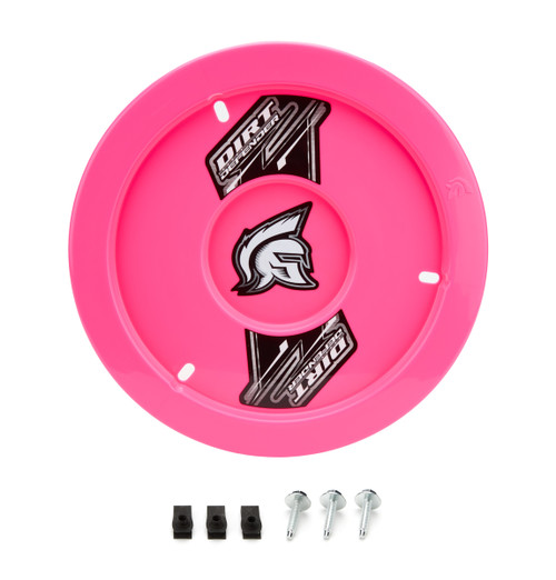 Mud Cover - Gen II - Bolt-On - Hardware Included - Cover Only - Plastic - Fluorescent Pink - 15 in Wheels - Each