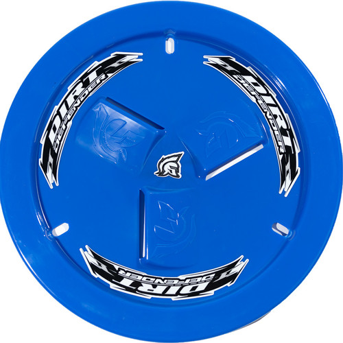 Mud Cover - Bolt-On - Hardware Included - Vented - Cover Only - Plastic - Dark Blue - 15 in Wheels - Each