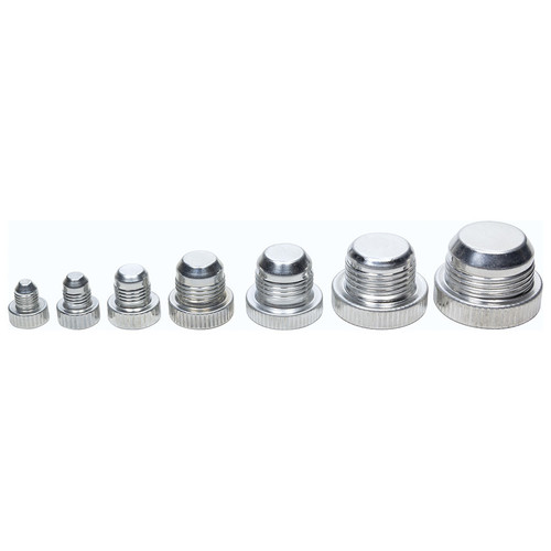 AN Dust Plug - 3 AN-16 AN - Aluminum - Natural - Kit