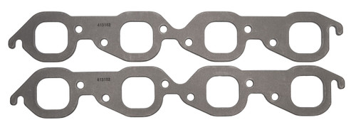 Exhaust Header / Manifold Gasket - 1.800 x 1.870 in Square Port - 0.150 in Thick - Graphite - Big Block Chevy - Pair