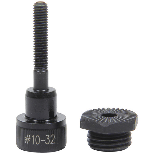 Threaded Insert Mandrel and Nosepiece - 10-32 Thread - Steel - Black Oxide - Allstar Threaded Insert Tools - Each