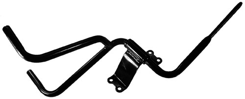 Pedal Assembly - Gas - Firewall Mount - Tubular - Steel - Black Powder Coat - Universal - Each
