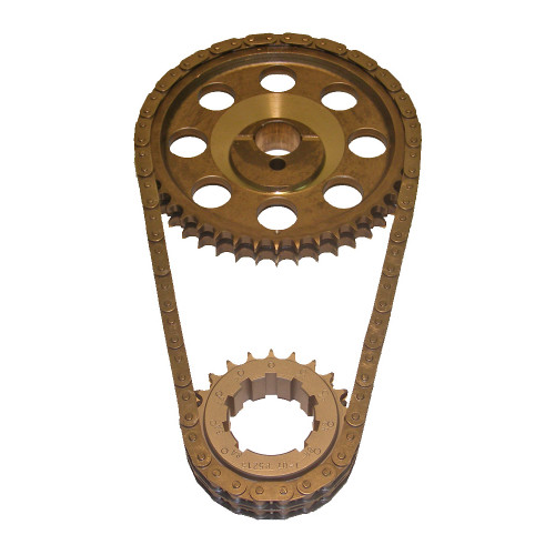 Timing Chain Set - Street Billet True Roller - Double Roller - 9 Keyway Adjustable - Steel - Big Block Ford - Kit