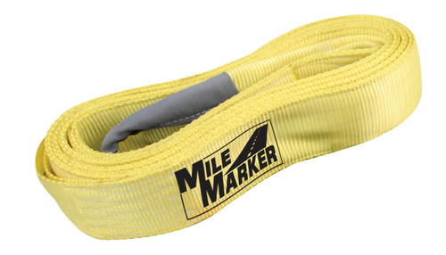 Tow Strap - 3 in Wide - 15 ft Long - 30000 lb Capacity - Nylon - Yellow - Each
