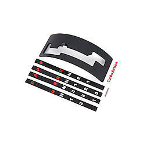 Shifter Gate Plate - Forward / Reverse Pattern - Steel - Black Powder Coat - Turbo Action Cheetah SCS Shifter - Powerglide / TH350 / TH400 - Each Shifter Gate Plate - Forward / Reverse Pattern - Steel - Black Powder Coat - Turbo Action Cheetah SCS Shifter - Powerglide / TH350 / TH400 - Each