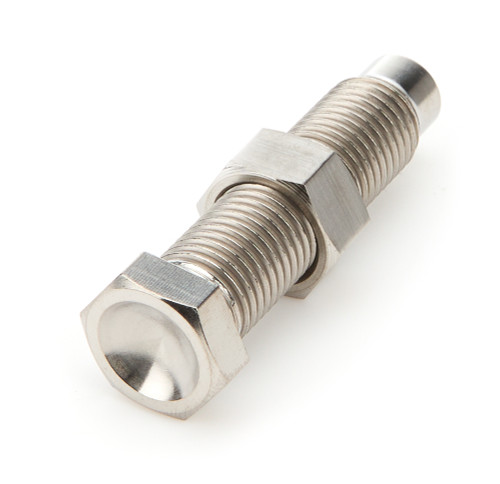 Torsion Stop Bolt - 7/16-20 in Thread - 1.750 in Long - Hex Head - Titanium - Natural - Sprint Car - Each
