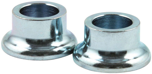 Tapered Spacer - 1/2 in ID - 1/2 in Thick - Steel - Zinc Plated - Set of 10