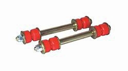 End Link - Hyper-Flex - 4-1/2 in Long Sleeve - 3/8 in Bolts / Nuts / Washers - Polyurethane / Steel - Red / Cadmium - Various Applications - Pair