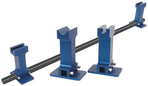 Chassis Alignment Bar - Front - Aluminum / Steel - Blue Anodized - Quarter Midget - Kit