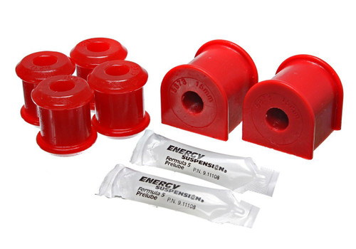 Sway Bar Bushing - Hyper-Flex - Rear - 15 mm Bar - Polyurethane - Red - Dodge Midsize SUV / Truck 2000-04 - Kit
