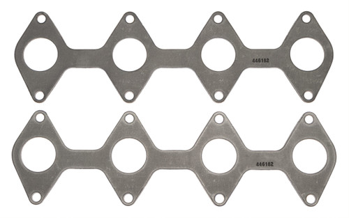 Exhaust Header / Manifold Gasket - 1.500 in Round Port - 0.150 in Thick - Graphite - Ford Modular - Pair