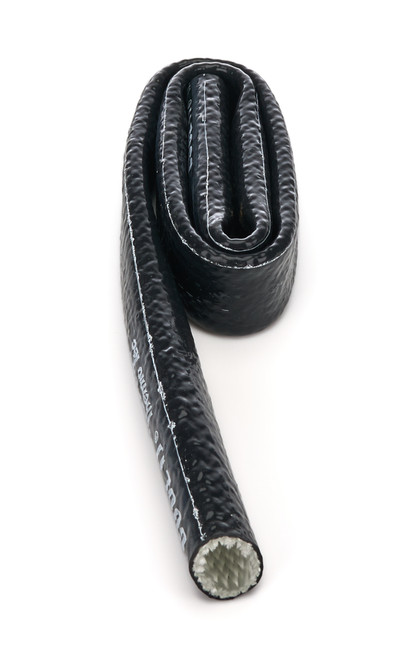 Hose and Wire Sleeve - Heat Sleeve - 1 in ID - 3 ft - Silicone / Fiberglass - Black - Each Hose and Wire Sleeve - Heat Sleeve - 1 in ID - 3 ft - Silicone / Fiberglass - Black - Each
