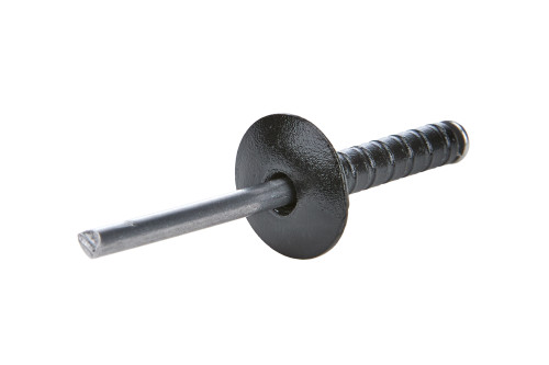 Rivet - Multi-Grip - 9/16 in Head - 3/16 in Steel Mandrel - 1/16-5/8 in Grip Range - Aluminum - Black Paint - Set of 250
