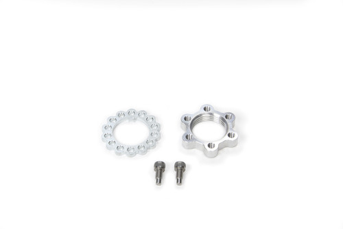 Spindle Nut - Keyed Washer / Screws Included - Aluminum / Steel - Natural / Zinc Oxide - XB Tall Boss Front Spindle - Micro / Mini Sprint - Kit Spindle Nut - Keyed Washer / Screws Included - Aluminum / Steel - Natural / Zinc Oxide - XB Tall Boss Front Spindle - Micro / Mini Sprint - Kit