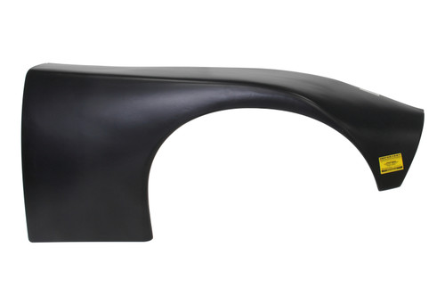 Fender - Passenger Side - Plastic - Black - Late Model Stock Car - Each