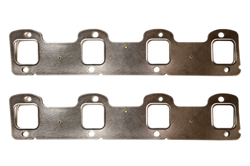 Exhaust Manifold / Header Gasket - 1.632 x 1.496 in Rectangle Port - Multi-Layer Steel - Ford Powerstroke - Pair