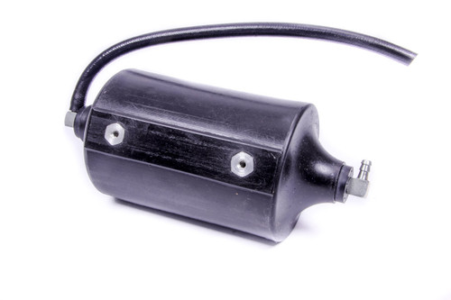 Recovery Tank - Coolant - 1 qt - 1/4 in Hose Barb Inlet - 1/4 in Hose Barb Vent - Hose Included - Plastic - Black - Each