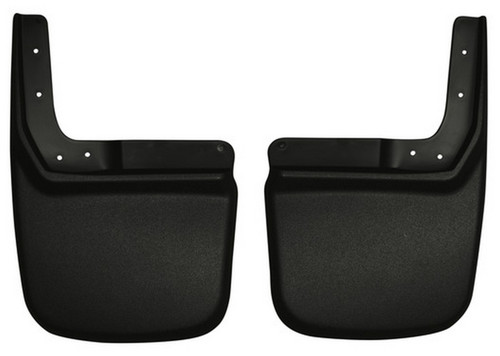 Mud Flap - Mud Guards - Rear - Plastic - Black / Textured - Jeep Wrangler JK 2007-15 - Pair