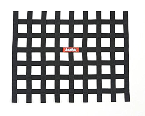 Window Net - 1 in Webbing - 18 x 24 in Rectangle - Black - Each