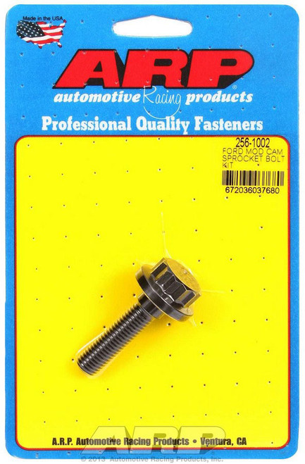Camshaft Gear Bolt Kit - Pro Series - 10 mm x 1.50 Thread - 1.700 in Long - 18 mm 12 Point Head - Chromoly - Black Oxide - Ford Modular - Each