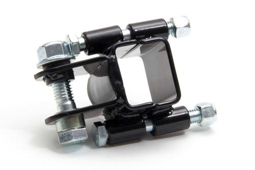Shock Mount - Clamp-On - Steel - Black Powder Coat - 1-1/2 in Square Tube - Each