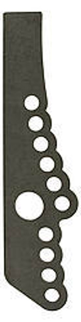 Four Link Bracket - Heavy Duty - Chassis Bracket - Weld-On - 1/4 in Thick - 3/4 in Holes - 1-1/8 in Hole Spacing - Steel - Natural - Each