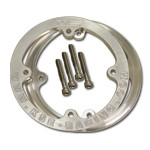 Belt Guide - Bolt-On - Aluminum - Clear Anodized - KSE 44 Tooth HTD Pulley - Each