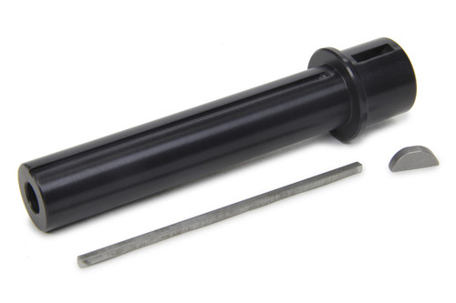 Crankshaft Mandrel - 5 in Long - Aluminum - Black Anodized - Small Block Chevy - Each