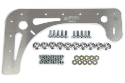 Nose Support - 0.188 in Thick - Hardware Included - Aluminum - Natural - Modified - Kit