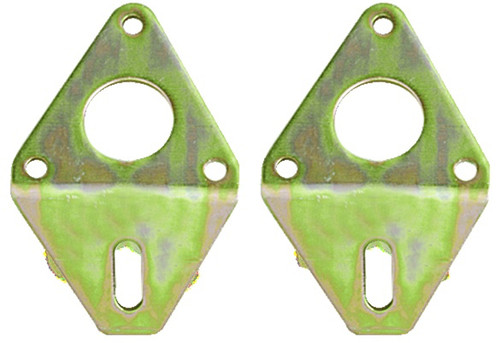 Motor Mount - Bolt-On - Steel - Cadmium - Front - Chevy V8 - Pair