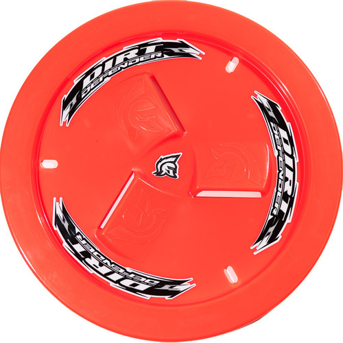 Mud Cover - Bolt-On - Hardware Included - Vented - Cover Only - Plastic - Fluorescent Red - 15 in Wheels - Each Mud Cover - Bolt-On - Hardware Included - Vented - Cover Only - Plastic - Fluorescent Red - 15 in Wheels - Each
