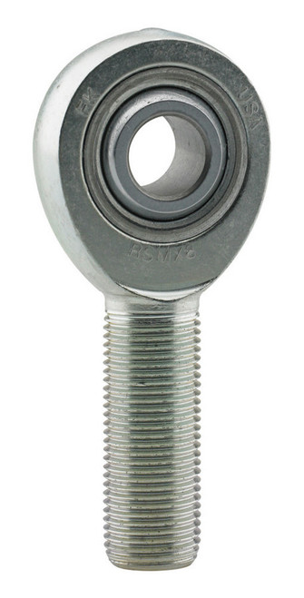 Rod End - Spherical - 5/8 in Bore - 3/4-16 in Right Hand Male Thread - Steel - Chromate / Zinc Oxide - Each