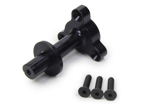 Crankshaft Mandrel - 4.25 in Long - Aluminum - Black Anodized - Big Block Chevy - Each Crankshaft Mandrel - 4.25 in Long - Aluminum - Black Anodized - Big Block Chevy - Each