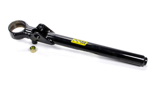 Control Arm - Tubular - 3/4 in Rod End Style - Lower - 17.625 in Long - Screw-In Ball Joint - 1 in Drop - Steel - Black Powder Coat - Universal - Each