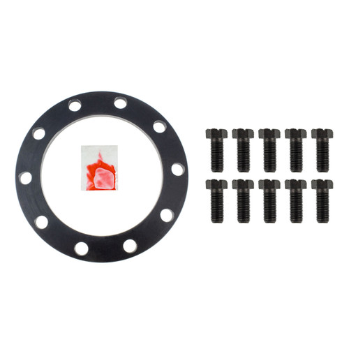 Ring Gear Spacer - 0.313 in Thick - Bolts - Steel - Black Oxide - 7.5 in - GM 10-Bolt - Kit
