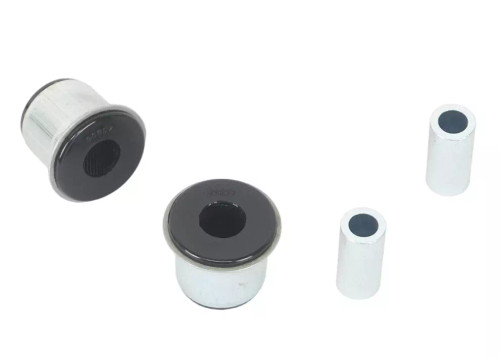 Axle Pivot Bushing - Rear - Polyurethane / Steel - Black / Zinc Oxide - Ford Fullsize Truck 1980-96 - Pair