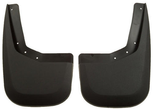 Mud Flap - Mud Guards - Rear - Plastic - Black / Textured - GMC Fullsize SUV 2007-13 - Pair