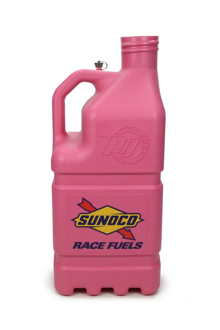 Utility Jug - Gen 3 - 5 gal - 9-1/2 x 9-1/2 x 23 in Tall - No Cap - Square - Plastic - Pink - Each