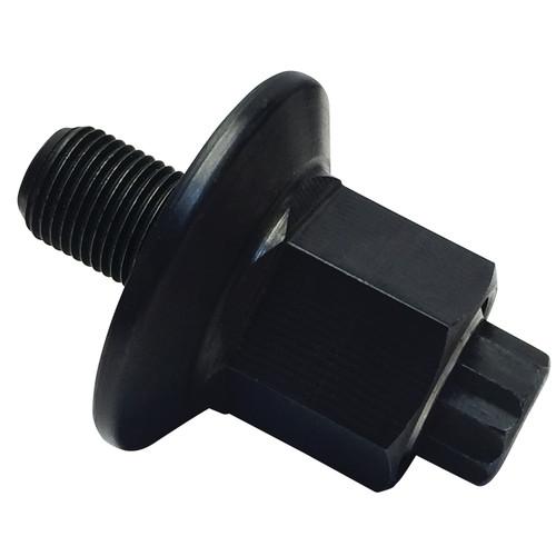 Crankshaft Turning Tool - Snout Socket - 1-1/8 in Hex Drive - Steel - Black Oxide - Small Block Chevy - Each