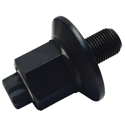 Crankshaft Turning Tool - Snout Socket - 1-1/8 in Hex Drive - Steel - Black Oxide - Big Block Chevy - Each