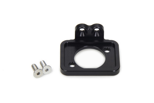 Fuel Pump Shutoff Bracket - Aluminum - Black Anodized - MPD Shutoff Valve - Ti22 Adjustable Top Steering Mount - Sprint Car - Each